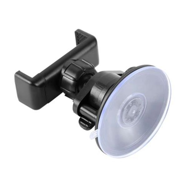 Držiak na smartfón Puluz s prísavkou a otočným mechanizmom o 360 stupňov (čierny)