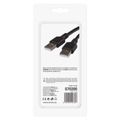 Kábel USB 2.0, A/M – A/M, 2m, čierna, EMOS S70200