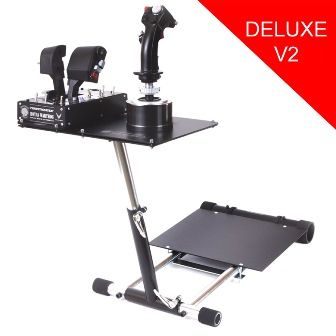 Wheel Stand Pro DELUXE V2, stojan na joystick pre Thrustmaster HOTAS WARTHOG, Saitek X55/Saitek X52