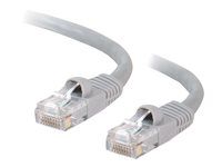 Prepojovací kábel - RJ-45 (M) do RJ-45 (M) - 7 m - UTP - CAT 5e - lisovaný, prevedenie bez hrbolčekov, licna - sivá
