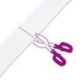 vidaXL Samolepiaca penová páska 2 ks Biela 20mm x 10m CR Pena