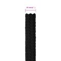 vidaXL Pracovné lano čierne 25 mm 50 m polyester