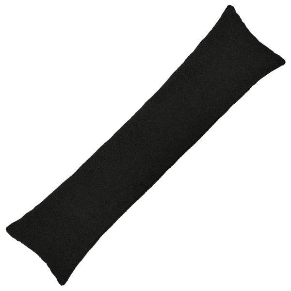 vidaXL Poťah na podložku HEERLEN Čierna 40 x 145 cm Bouclé