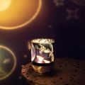 Bedside lamp with projector + bluetooth 3 light color+ pilot