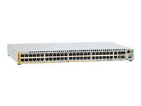 Prepínač - L3 - riadený - 48 x 10/100 + 2 x kombinácia SFP - desktop, Možnosť montáže do rozvádzača, na pripevnenie na stenu