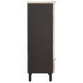 vidaXL Highboard s dverami Biele umývanie dokončenie 60 x 33 x 100 cm