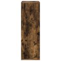 vidaXL Servírovacia skriňa so zásuvkou Dymová dub 30,5 x 27 x 84,5 cm