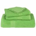vidaXL Osušky do kúpeľne FROGN 4 ks jablkovo zelené 100x150 cm 360 g/m²
