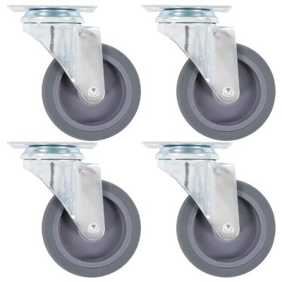 vidaXL Otočné kolieska 4 ks 75 mm