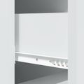 vidaXL Zásuvkový kabinet Biela 33 x 34,5 x 90 cm Kompozitné drevo
