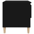 vidaXL Nočné stolíky 2 ks čierne 50x46x50 cm spracované drevo