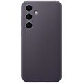 Samsung vegánsky kožený obal pre Samsung Galaxy S24 Plus tmavofialová