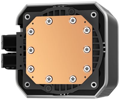 DEEPCOOL vodný chladič MYSTIQUE 360 ARGB / 3x120mm ARGB fan / dig. displej / Intel i AMD / čierny