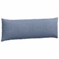 vidaXL Vankúše na pohovku 2 pcs Modrá 120 x 40 cm Kordúrová tkanina