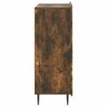 vidaXL Servírovacia skriňa Dymový dub 66 x 34,5 x 92 cm