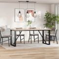 vidaXL Stolové dosky 4 ks 90x45x1,7 cm obdĺžnikové masívna borovica