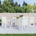 vidaXL Podložky na záhradné stoličky, nízke operadlo 4 ks 100x50x2 cm