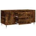 vidaXL Konferenčný stolík dymový dub 102x44,5x50 cm kompozitné drevo