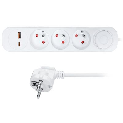 Prodlužovací kábel Solight PP112PD20