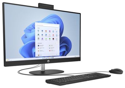 HP 27/27-cr0002nc/27"/FHD/i3-1315U/16GB/1TB SSD/UHD/W11H/Black/2R All-in-one počítač, 27" Full HD IPS, i3-1315U, 16GB DDR4, 1TB SSD, Intel UHD, W11H, čierny + klávesnica a myš