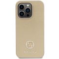 Obal Guess pre iPhone 15 Pro 6,1" GUHCP15LPS4DGPD zlatá HC PU 4G Metal Logo Strass