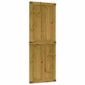 vidaXL Dvere do stodoly CORONA 80x210 cm masívna borovica