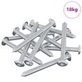 vidaXL Skrutka 1600 ks Strieborná M6 x 60 mm Oceľ
