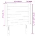 vidaXL Čelo postele so záhybmi zelené 93x16x118/128 cm látka