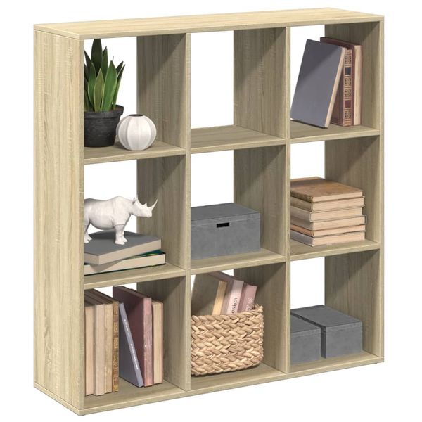vidaXL Rozdeľovacia knižnica dub sonoma 102x29x103,5 cm kompoz. drevo