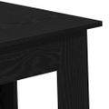 vidaXL Barový stôl 102 x 50 x 103,5 cm Kompozitné drevo Čierny dub