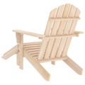 vidaXL Záhradná stolička Adirondack s otomanom jedľový masív