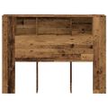 vidaXL Skrinka na čelo postele staré drevo 140x18,5x102,5 komp.drevo