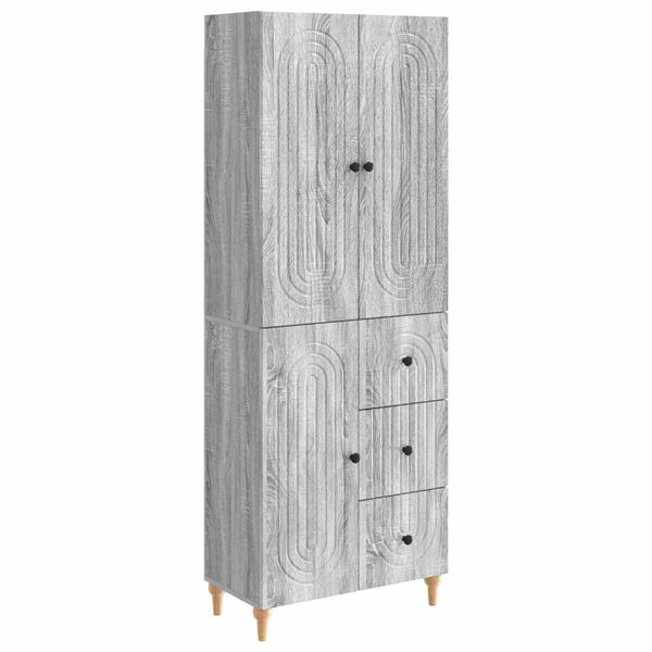 vidaXL Sada skríň 2 pcs 66 x 34,5 x 90 cm Kompozitné drevo