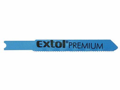 Plátky do přímočaré pily 5ks, 51x1,2mm, úchyt UNIVERSAL, HSS EXTOL-PREMIUM