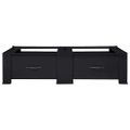 vidaXL Pedestal na práčku 2 ks Čierny 127 x 54,5 x 32,5 cm Oceľ