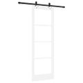 vidaXL Posuvné dvere Biela 73,5 x 211 cm