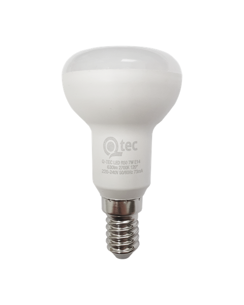 Qtec 7W led E14 2700K R50