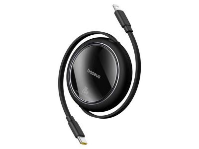 Kábel BASEUS Free2Pull USB-C/Lightning 1m Black 20W