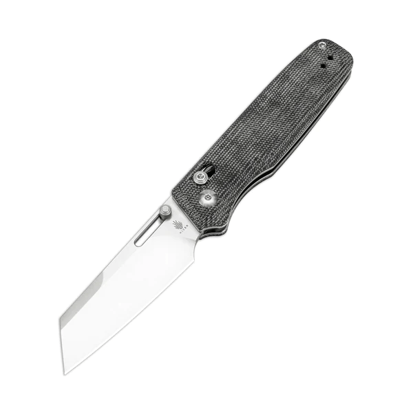 Kizer V3641C1 Task vreckový nôž 7,7 cm, Satin, čierna, Micarta