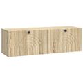 vidaXL Nástenná TV skrinka Dub sonoma 98 x 31 x 30 cm Kompozitné drevo