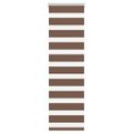 vidaXL Zebra roleta hnedá 50x100 cm šírka látky 45,9 cm polyester