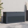 vidaXL Záhradný úložný box antracitový 320 l