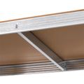 Kovový úložný regál Atos RB-1253 205x120x45cm, 175/875kg, strieborný