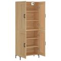 vidaXL Vysoká skrinka dub sonoma 69,5x34x180 cm spracované drevo