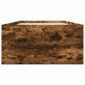 vidaXL Rám postele na podlahe Dymový dub 80 x 200 cm Kompozitné drevo
