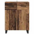 vidaXL Servírovacia skriňa Staré drevo 69,5 x 34 x 90 cm