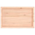 vidaXL Stolová doska 80x50x(2-6) cm neošetrený dubový masív