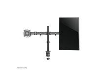 Montážna sada - plný pohyb - na 2 LCD displeje - čierna - veľkosť obrazovky: 10"-27" - upevnenie svorkou, priechodka, upevnenie na stôl