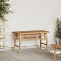 vidaXL lavička Hnedá 80 x 38 x 45 cm Bambus