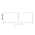 vidaXL Priehľadná plachta s okami 1x3 m PVC